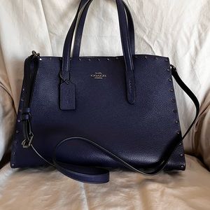 COPY - Gorgeous NWOT Coach Studded Purple Tote